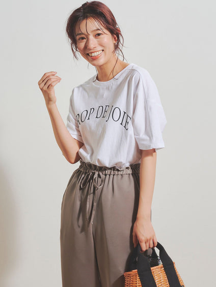 グログランラインロゴTシャツ≪手洗い可能≫