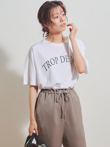 グログランラインロゴTシャツ≪手洗い可能≫
