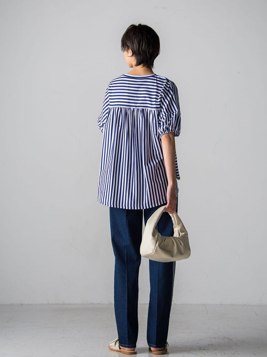 WATER LESS DENIMサイドラインパンツ≪洗濯機で洗える≫