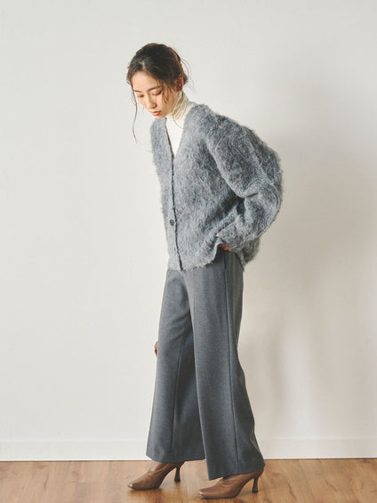 両面起毛ストレートパンツ