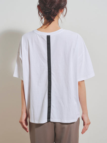 グログランラインロゴTシャツ≪手洗い可能≫