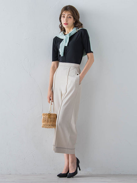 シアーカットトップス≪手洗い可能≫