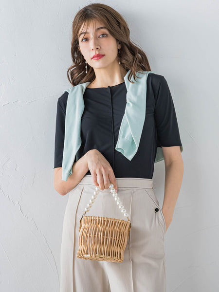 シアーカットトップス≪手洗い可能≫