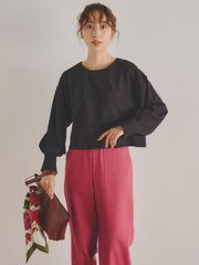 コンパクトミニ裏毛プルオーバー≪洗濯機で洗える≫