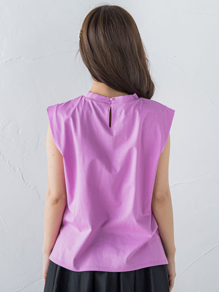 フレンチスリーブカットソー ≪手洗い可能≫