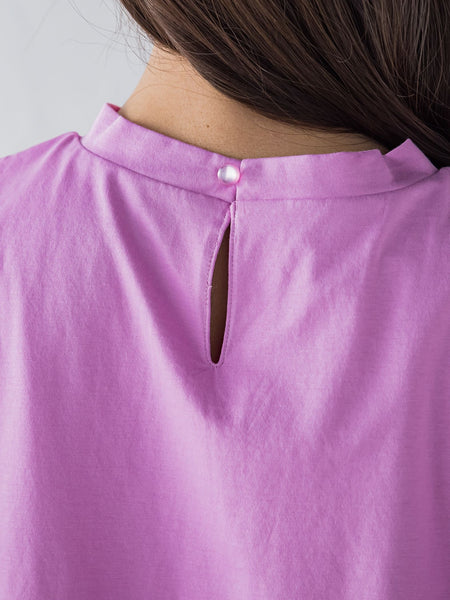 フレンチスリーブカットソー ≪手洗い可能≫