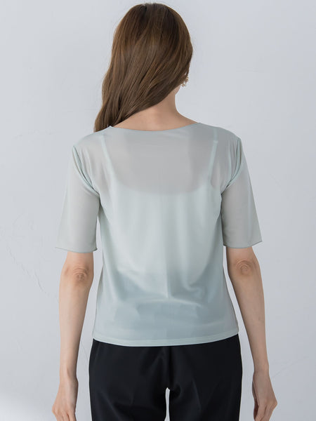 シアーカットトップス≪手洗い可能≫