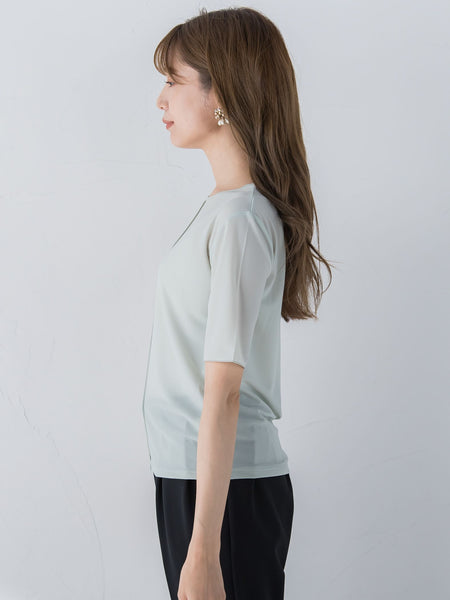 シアーカットトップス≪手洗い可能≫
