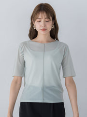 シアーカットトップス≪手洗い可能≫