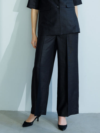 【大きいサイズ】【極】シワになりにくいファージュストレッチパンツ《吸湿速乾/洗濯機で洗える》