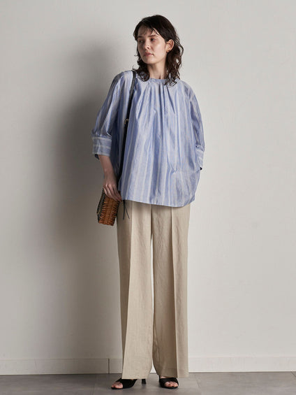 【極】シワになりにくいファージュストレッチパンツ《吸湿速乾/洗濯機で洗える》