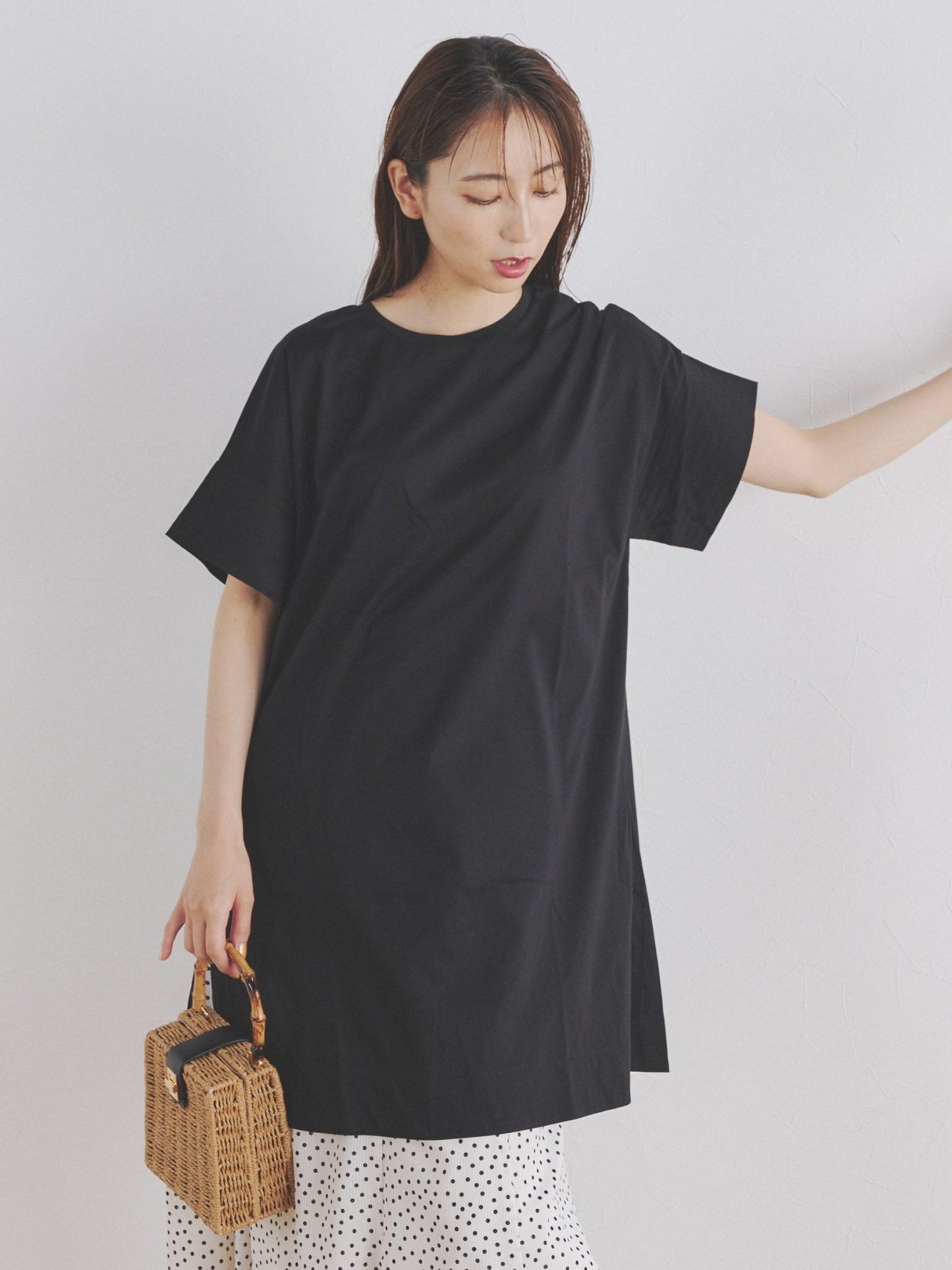 チュニックTシャツ≪洗濯機で洗える≫