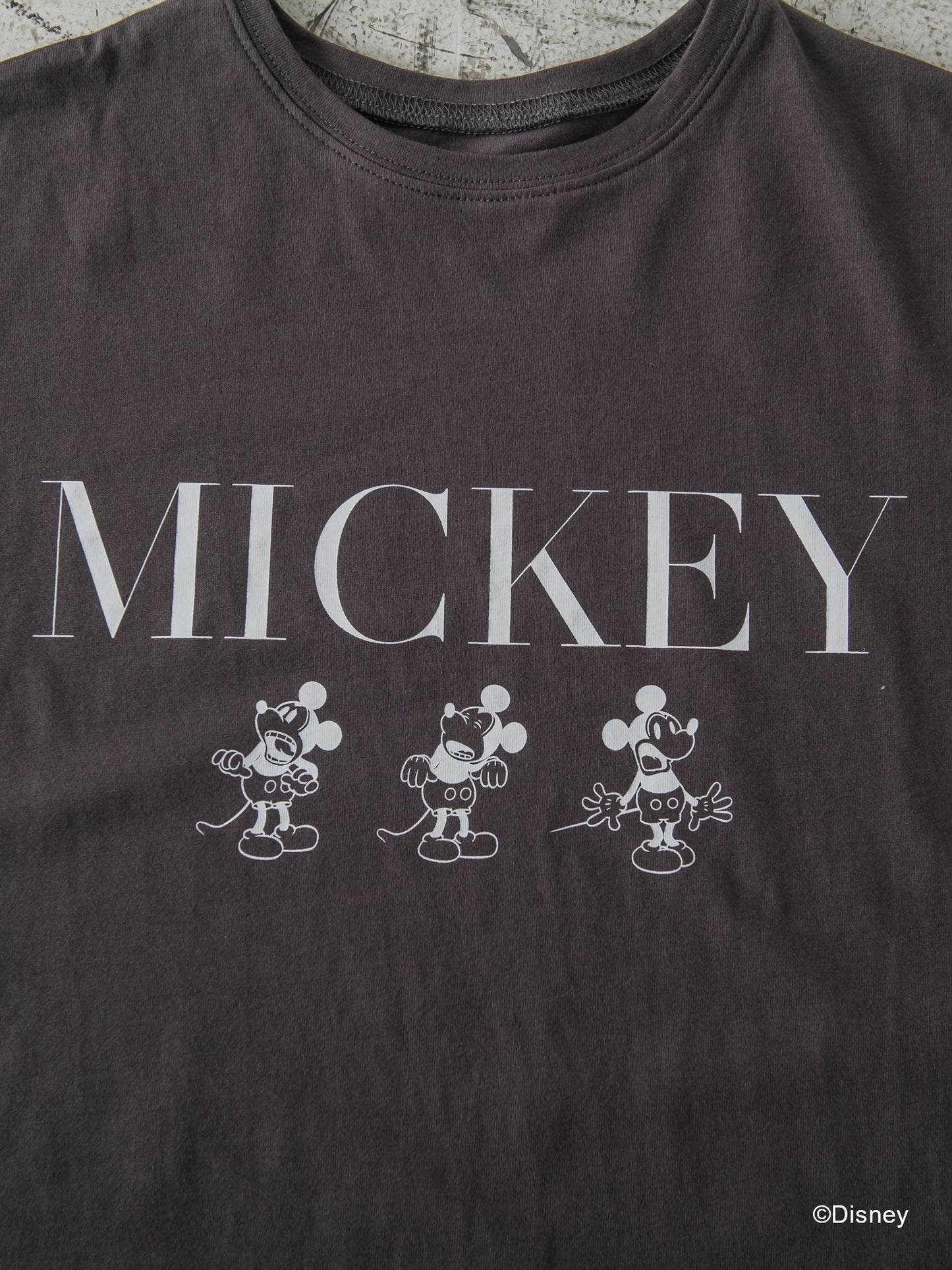 【DISNEY/ディズニー ミッキーマウス】MICKEYオーバーサイズTシャツ《洗濯機で洗える》