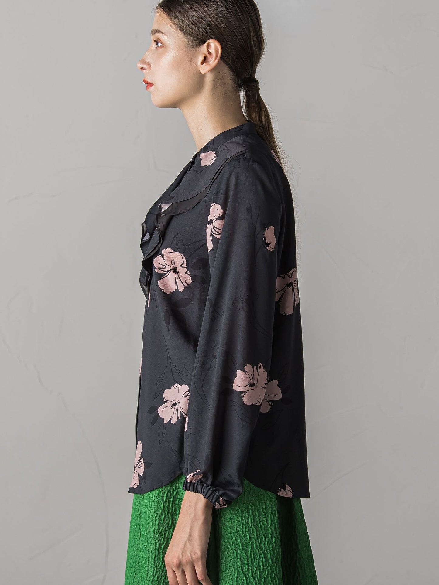 FLOWER PRINT BLOUSE