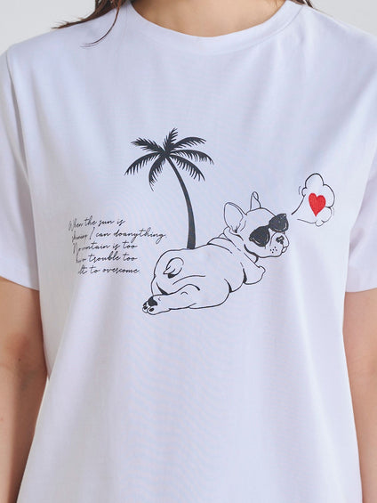 ブルドックTシャツ