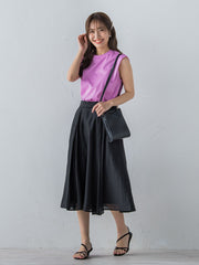 フレンチスリーブカットソー ≪手洗い可能≫