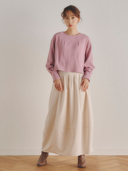 コンパクトミニ裏毛プルオーバー≪洗濯機で洗える≫