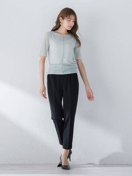 シアーカットトップス≪手洗い可能≫