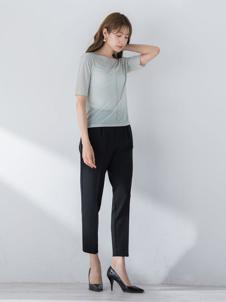 シアーカットトップス≪手洗い可能≫