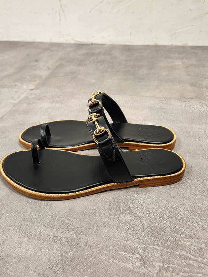【il Sandalo of Capri】ビットフラットサンダル