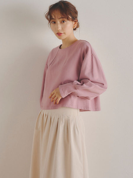 コンパクトミニ裏毛プルオーバー≪洗濯機で洗える≫