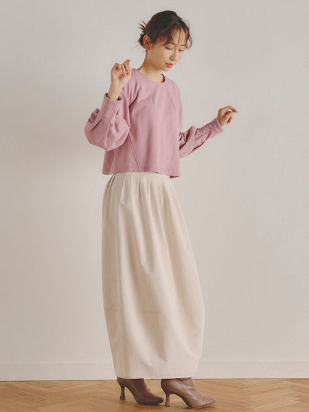 コンパクトミニ裏毛プルオーバー≪洗濯機で洗える≫