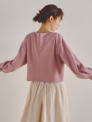 コンパクトミニ裏毛プルオーバー≪洗濯機で洗える≫