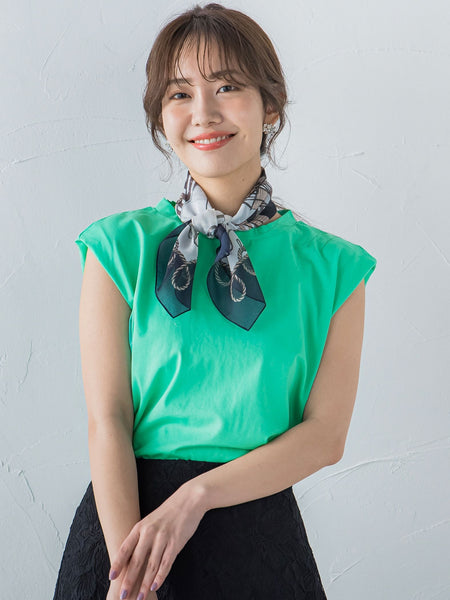 フレンチスリーブカットソー ≪手洗い可能≫