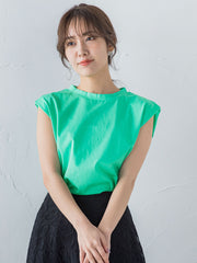 フレンチスリーブカットソー ≪手洗い可能≫