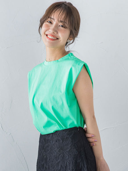 フレンチスリーブカットソー ≪手洗い可能≫