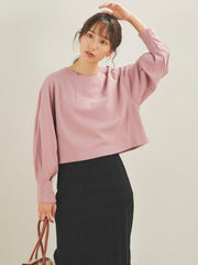 コンパクトミニ裏毛プルオーバー≪洗濯機で洗える≫