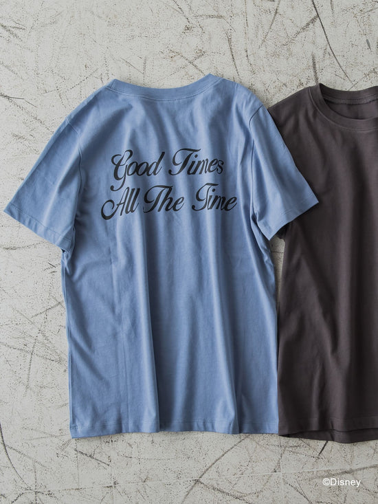 【DISNEY/ディズニー ミッキーマウス】MICKEYコンパクトサイズTシャツ《洗濯機で洗える》
