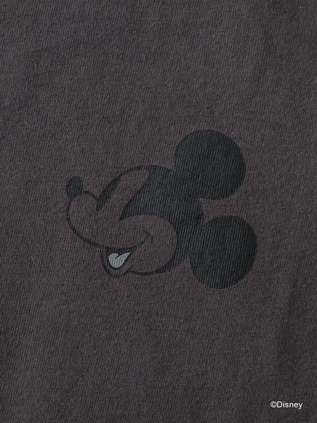 【DISNEY/ディズニー ミッキーマウス】MICKEYコンパクトサイズTシャツ《洗濯機で洗える》