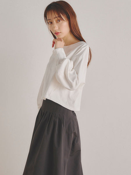 コンパクトミニ裏毛プルオーバー≪洗濯機で洗える≫