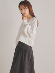 コンパクトミニ裏毛プルオーバー≪洗濯機で洗える≫