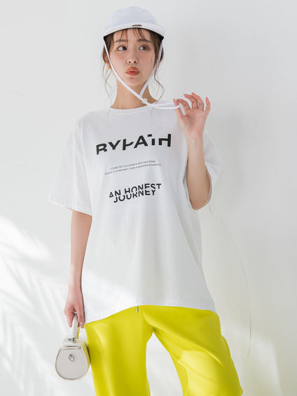 【大人も取り入れやすい1枚】アブストラクトカラーTシャツ《洗濯機で洗える》