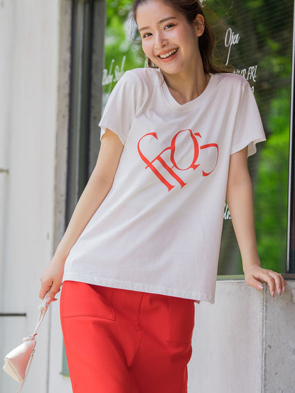【大人も取り入れやすい1枚】ロゴTシャツ《洗濯機で洗える》