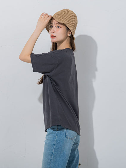 【夏のストリートファッション】レモネードプリントTシャツ《洗濯機で洗える》
