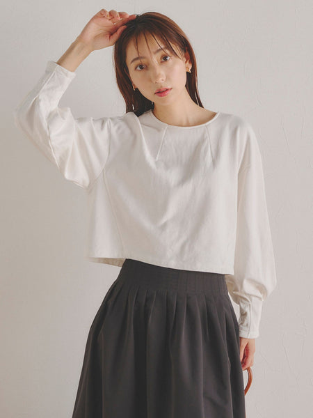 コンパクトミニ裏毛プルオーバー≪洗濯機で洗える≫