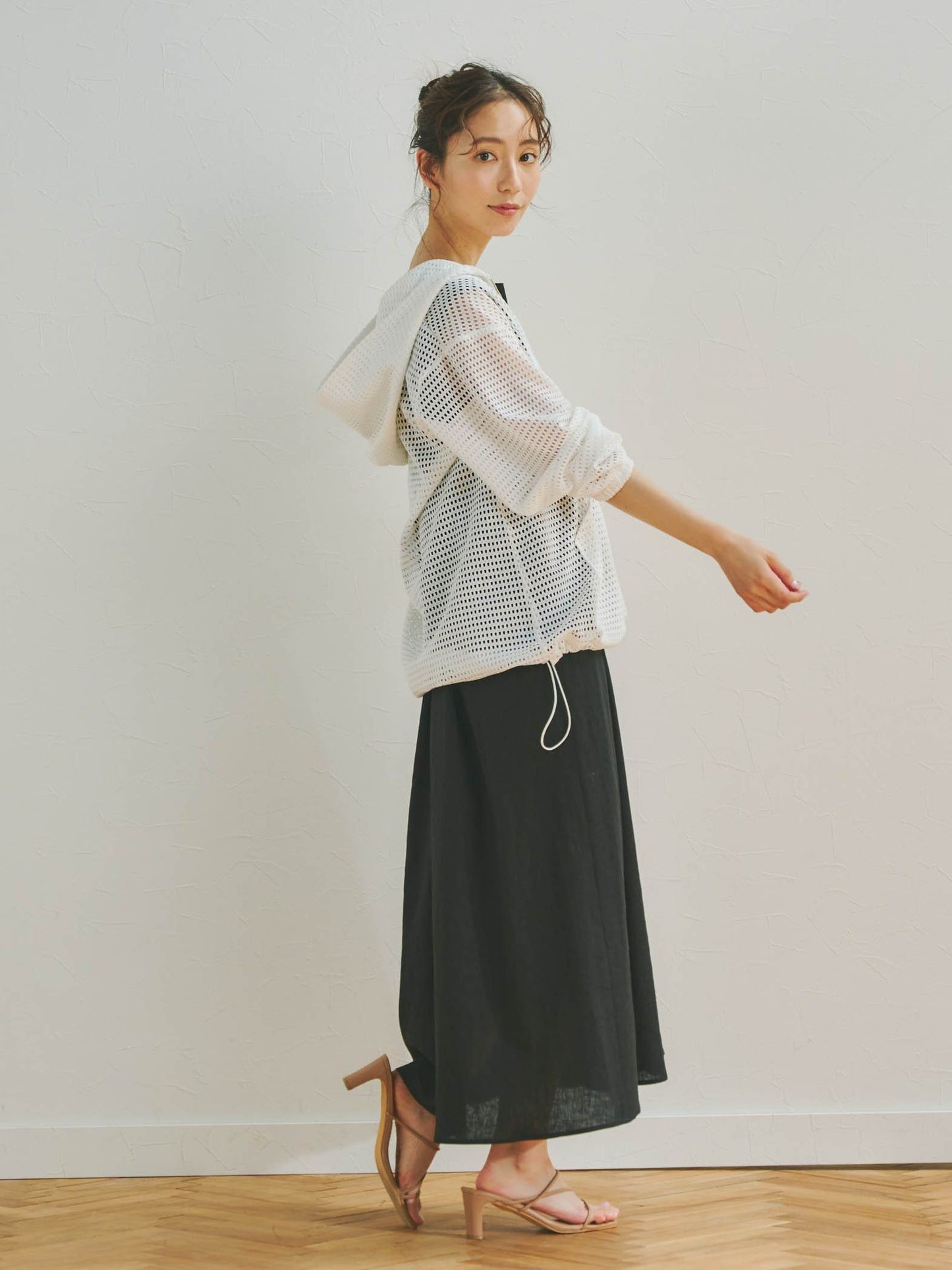 メッシュアノラックシャツ