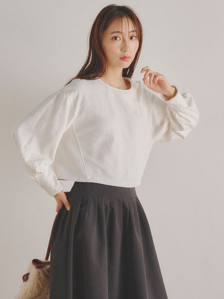 コンパクトミニ裏毛プルオーバー≪洗濯機で洗える≫