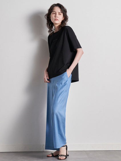 【大きいサイズ】【極】シワになりにくいファージュストレッチパンツ《吸湿速乾/洗濯機で洗える》