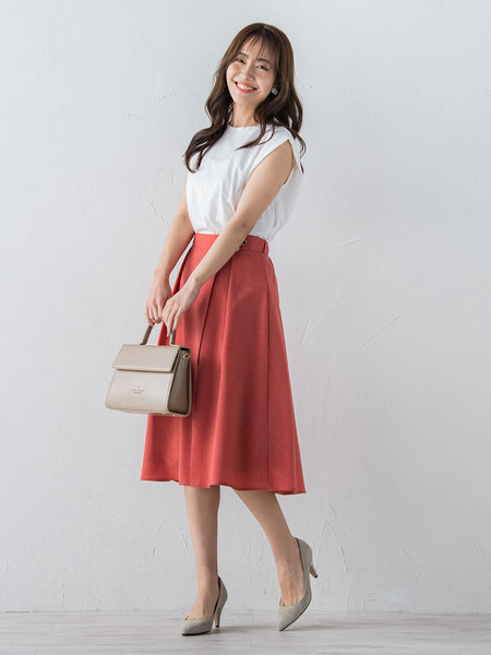 フレンチスリーブカットソー ≪手洗い可能≫