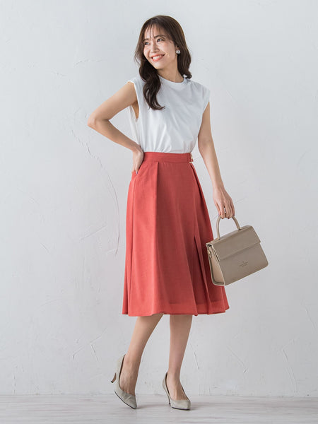 フレンチスリーブカットソー ≪手洗い可能≫