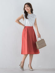 フレンチスリーブカットソー ≪手洗い可能≫