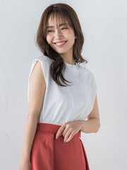 フレンチスリーブカットソー ≪手洗い可能≫