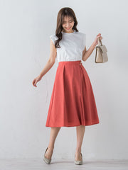 フレンチスリーブカットソー ≪手洗い可能≫