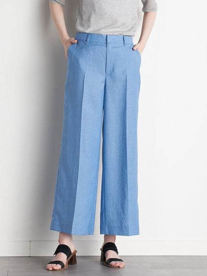 【大きいサイズ】【極】シワになりにくいファージュストレッチパンツ《吸湿速乾/洗濯機で洗える》