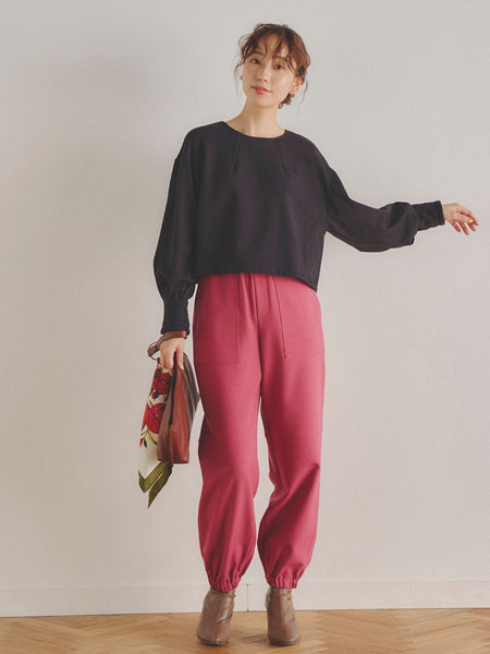 コンパクトミニ裏毛プルオーバー≪洗濯機で洗える≫