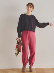 コンパクトミニ裏毛プルオーバー≪洗濯機で洗える≫